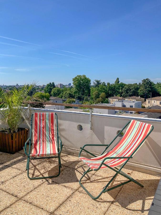 Proche Bordeaux Appartement 75 M2 Rooftop Bruges Exterior photo